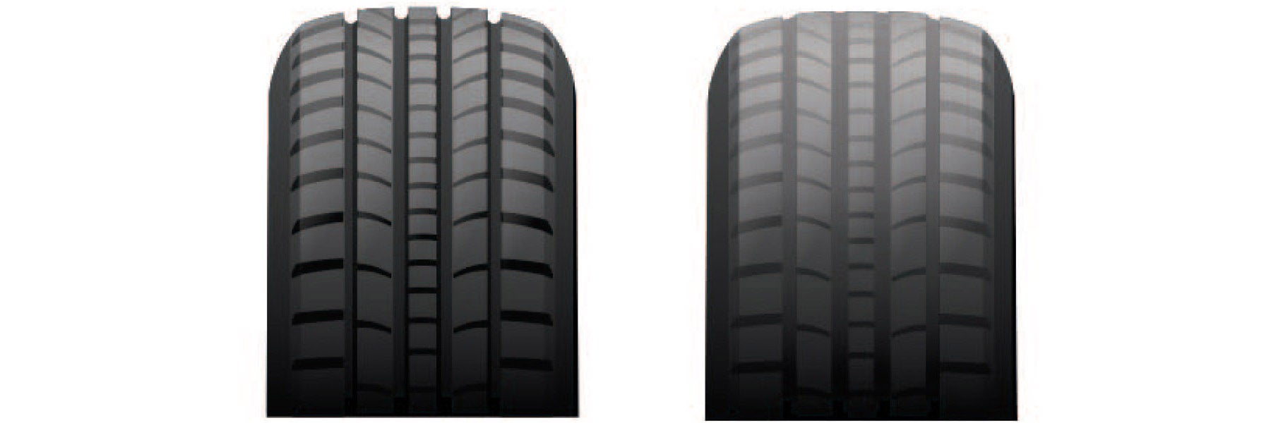 Tire tread depth comparison at Earnhardt Peoria Kia in Peoria AZ